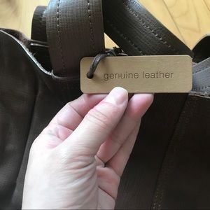 Ladies genuine leather totes